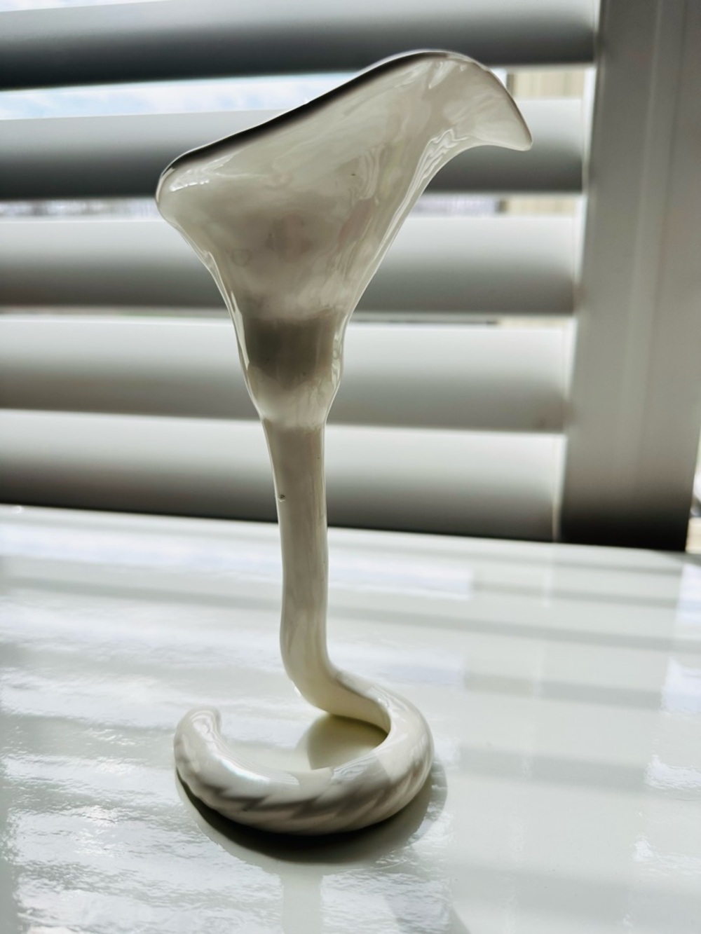 Vintage Fitz and Floyd Cala Lily Candle Holder